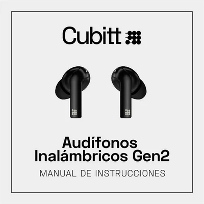 Manual de instrucciones audifonos inalambricos Gen2