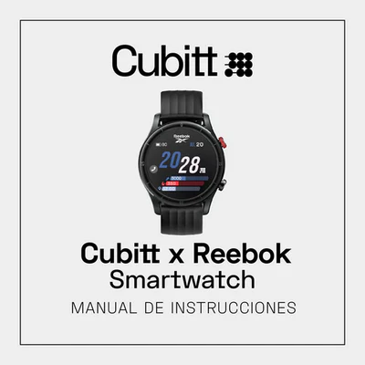 Manual de instrucciones Cubitt x reebok smartwatch